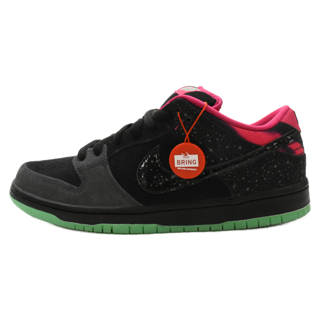 NIKE(ナイキ)のNIKE SB ナイキエスビー DUNK LOW PREMIUM SB AE QS Premier Northern Lights 724183-063 ダンク ノーザンライツ ローカットスニーカー US10/28cm ブラック/ピンク メンズの靴/シューズ(スニーカー)の商品写真