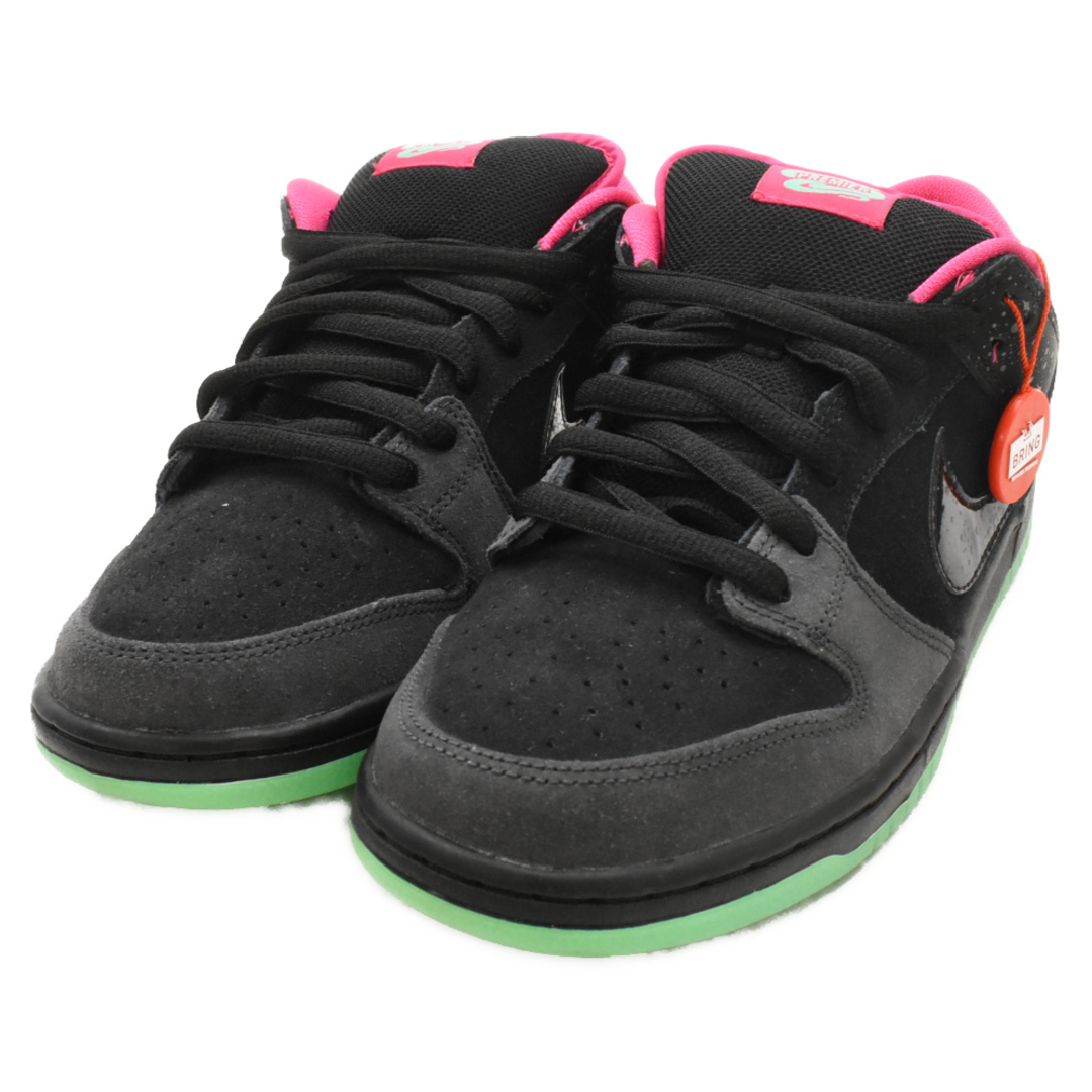 NIKE(ナイキ)のNIKE SB ナイキエスビー DUNK LOW PREMIUM SB AE QS Premier Northern Lights 724183-063 ダンク ノーザンライツ ローカットスニーカー US10/28cm ブラック/ピンク メンズの靴/シューズ(スニーカー)の商品写真