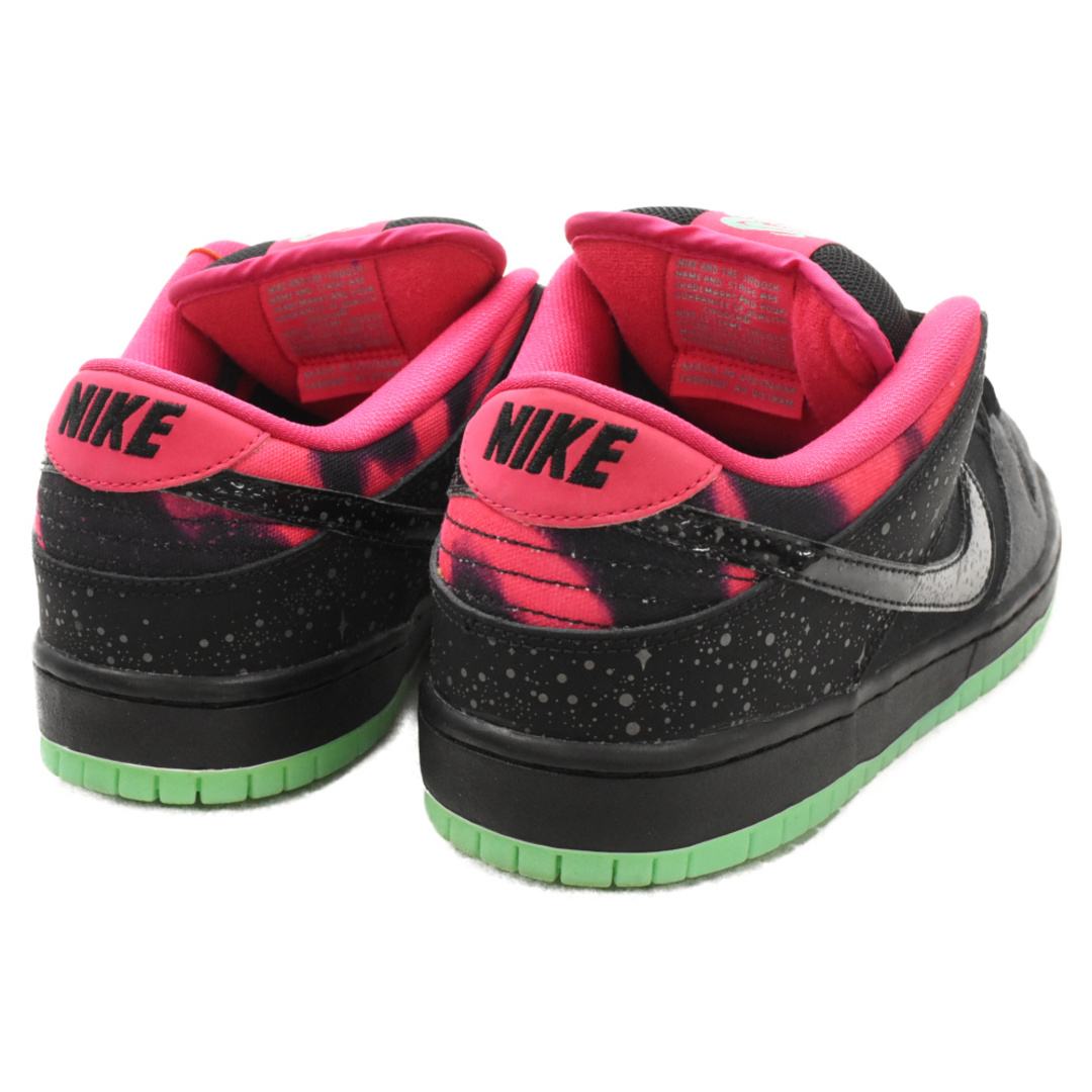 NIKE(ナイキ)のNIKE SB ナイキエスビー DUNK LOW PREMIUM SB AE QS Premier Northern Lights 724183-063 ダンク ノーザンライツ ローカットスニーカー US10/28cm ブラック/ピンク メンズの靴/シューズ(スニーカー)の商品写真