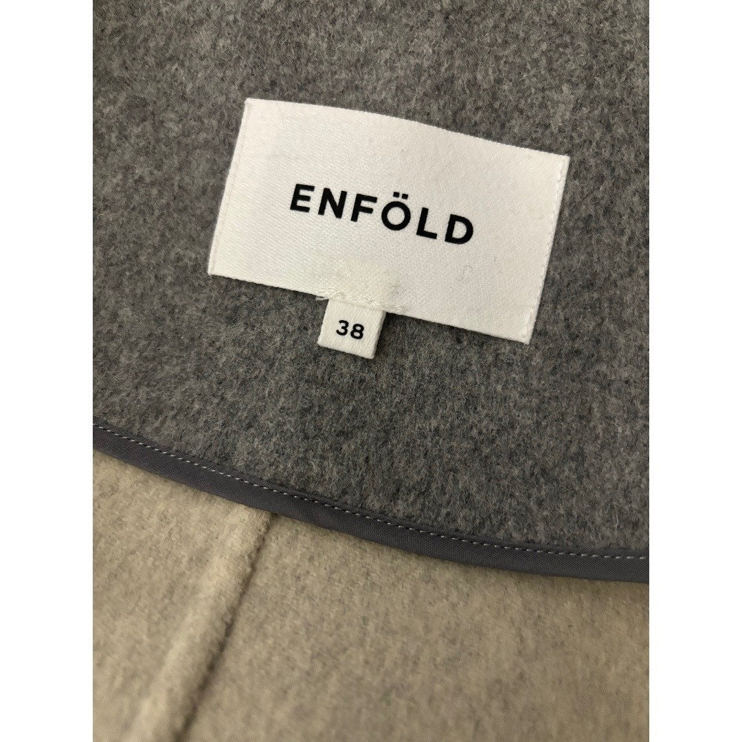 ENFOLD(エンフォルド)のENFOLDエンフォルド　コクーンコート38 レディースのジャケット/アウター(ロングコート)の商品写真