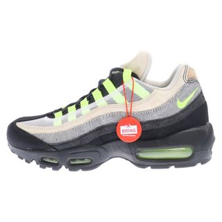 ナイキ(NIKE)のNIKE ナイキ ×DENHAM AIR MAX 95 DNHM DD9519-001 デンハム エアマックス95 ローカットスニーカー グレー/イエロー US8/26cm(スニーカー)