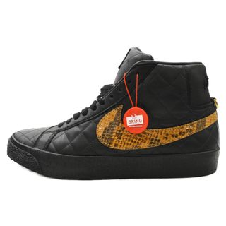 シュプリーム(Supreme)のSUPREME シュプリーム 22AW×NIKE SB Blazer Mid ナイキ エスビーブレザー ミッドカットスニーカー ブラック US9/28cm DV5078-001(スニーカー)