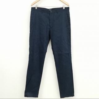 theory - 17SS リネン スラックス トラウザー パンツ 美品 31 ネイビー