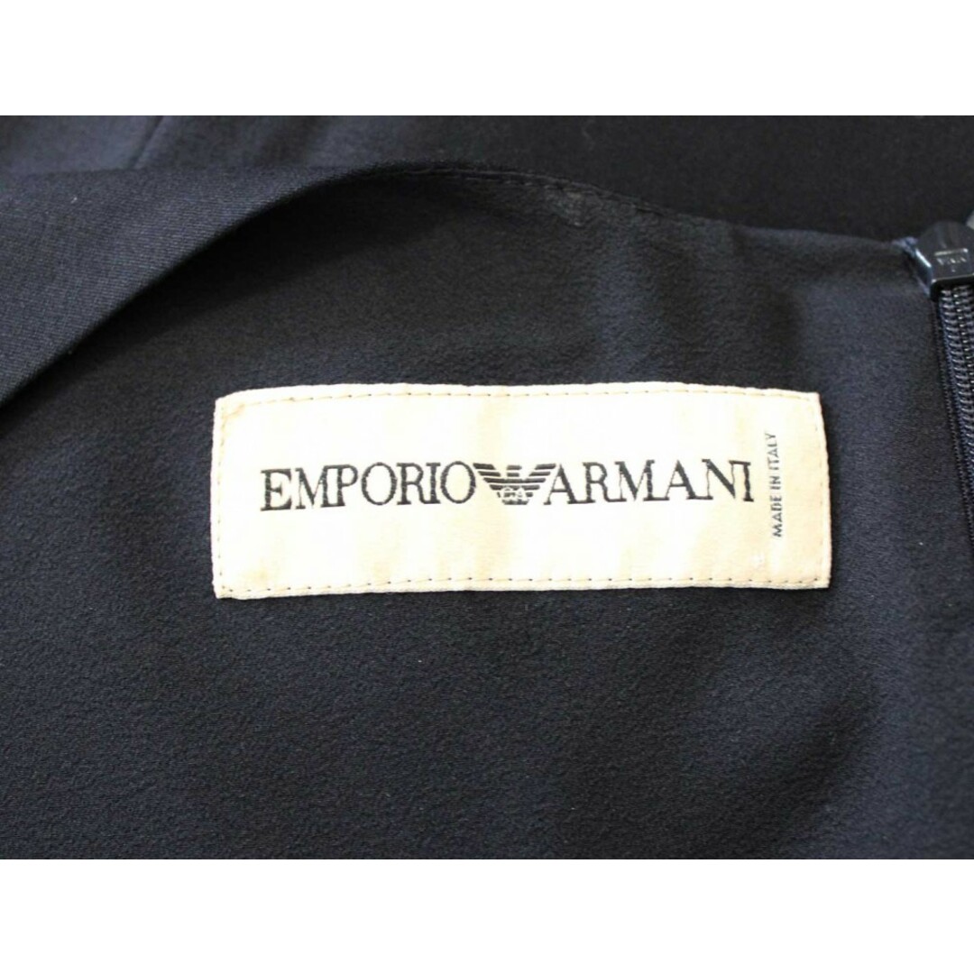 Emporio Armani(エンポリオアルマーニ)の●EMPORIO ARMANI/エンポリオ アルマーニ●ワンピース/ノースリーブ/膝丈 ブラック/黒 レディース 42 【中古】夏 035032 onepi レディースのワンピース(その他)の商品写真