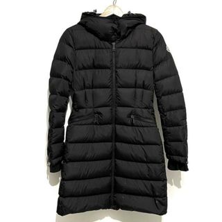 モンクレール(MONCLER)のMONCLER(モンクレール) ダウンコート サイズ0 XS レディース BETULONG(ベチュロン) 黒 長袖/秋/冬(ダウンコート)