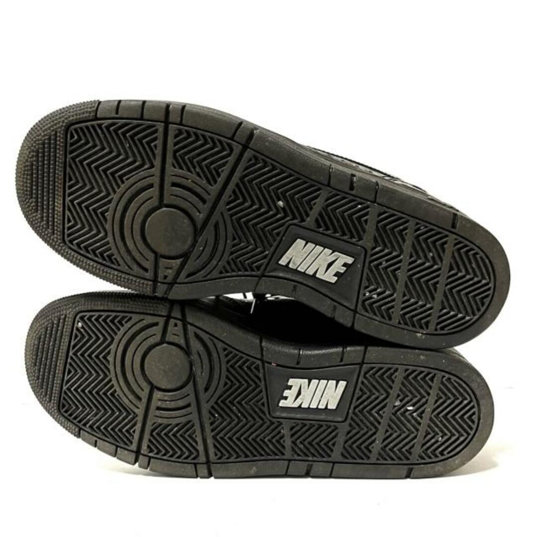 NIKE(ナイキ)のNIKE(ナイキ) スニーカー 23.5 レディース - 488401-001 黒 ドット柄/ハイカット レザー レディースの靴/シューズ(スニーカー)の商品写真