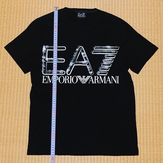 エンポリオアルマーニイーエーセブン(EMPORIO ARMANI EA7)のほぼ新品！　エンポリオアルマーニ　EA7デカロゴTシャツ　サイズM(Tシャツ/カットソー(半袖/袖なし))