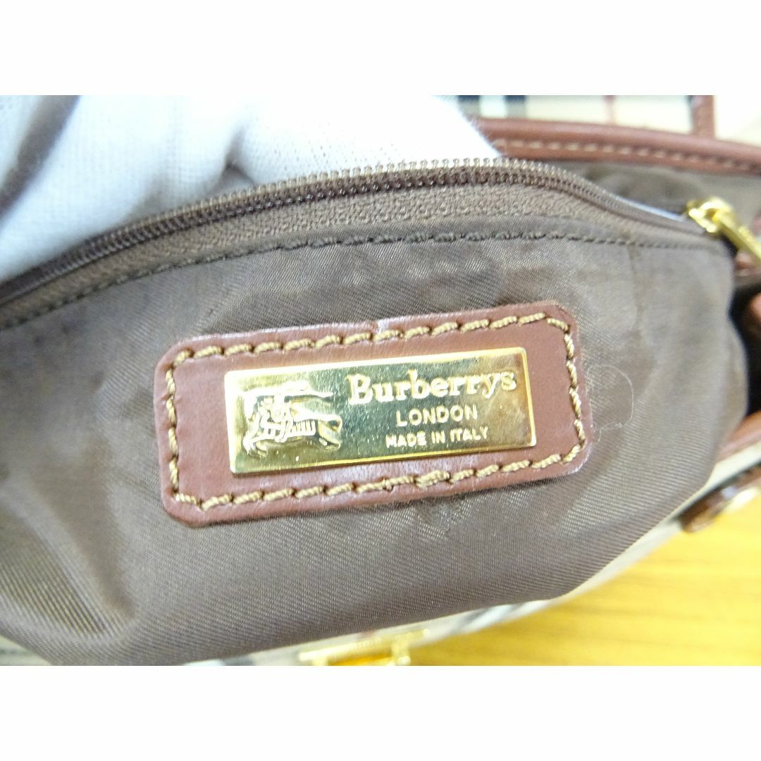 BURBERRY(バーバリー)のK藤053/ バーバリー シャドーホース PVC レザー ショルダーバッグ レディースのバッグ(ショルダーバッグ)の商品写真