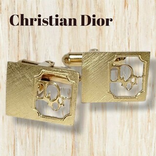 クリスチャンディオール(Christian Dior)のChristian Diorクリスチャンディオール　カフスカフリンクス　ゴールド(カフリンクス)