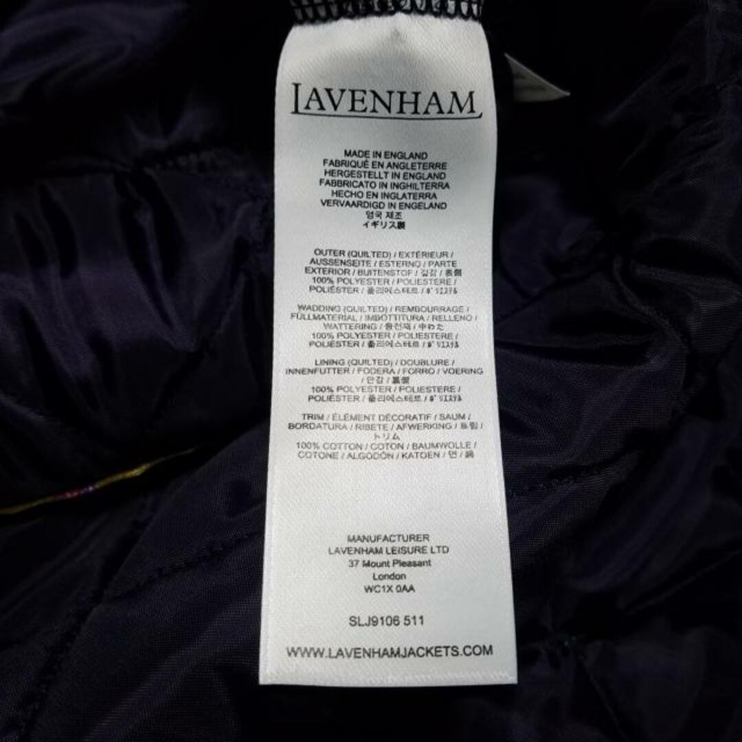 LAVENHAM(ラベンハム)のLAVENHAM(ラベンハム) コート サイズ42 L メンズ - ライトパープル×パープル 長袖/中綿/キルティング/コーデュロイ/フード付き/冬 メンズのジャケット/アウター(その他)の商品写真