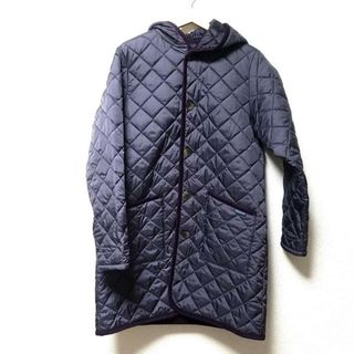 ラベンハム(LAVENHAM)のLAVENHAM(ラベンハム) コート サイズ42 L メンズ - ライトパープル×パープル 長袖/中綿/キルティング/コーデュロイ/フード付き/冬(その他)