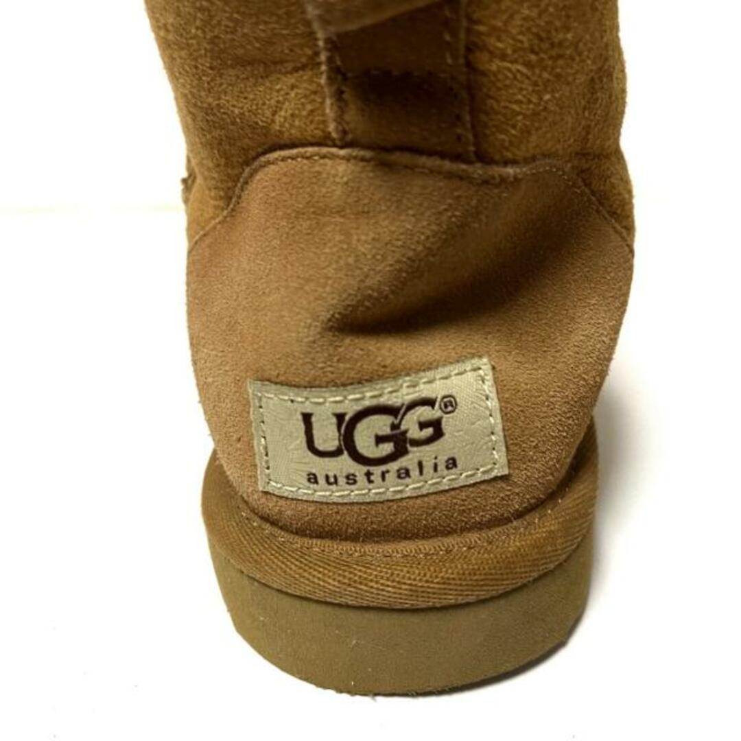 UGG(アグ)のUGG(アグ) ショートブーツ 24 レディース美品  クラシックミニ 5854 ブラウン ムートン レディースの靴/シューズ(ブーツ)の商品写真