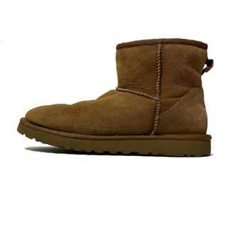 アグ(UGG)のUGG(アグ) ショートブーツ 24 レディース美品  クラシックミニ 5854 ブラウン ムートン(ブーツ)