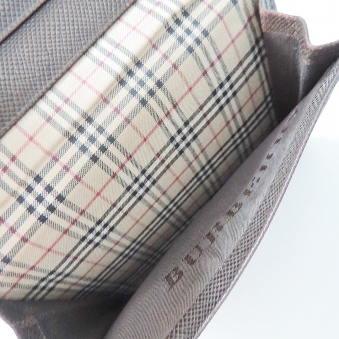 BURBERRY(バーバリー)のBurberry(バーバリー) 名刺入れ ダークブラウン レザー レディースのファッション小物(名刺入れ/定期入れ)の商品写真