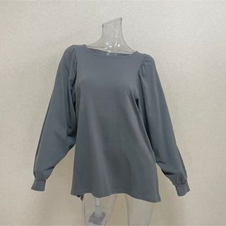 ロペ(ROPE’)のロペ購入チャコールグレーパフスリーブバルーンスリーブロンtシャツ長袖ザラビームス(Tシャツ(長袖/七分))