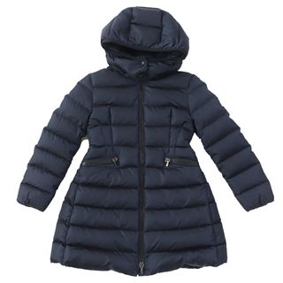 美品◎MONCLER モンクレール 20-21AW CHAPPHL シャーパル ワッペン・フード付き ダウンコート ネイビー 6anni 115cm 正規品 キッズ