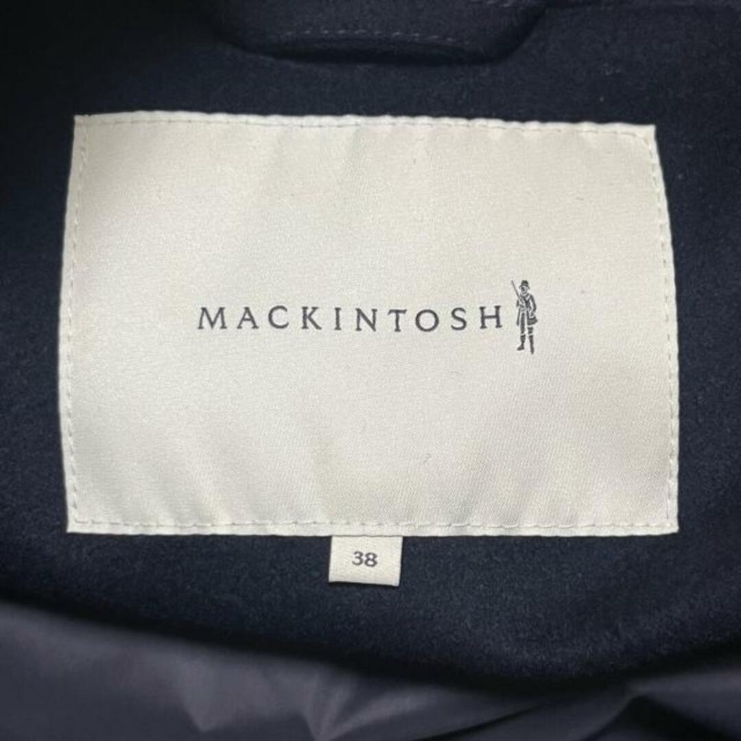 MACKINTOSH(マッキントッシュ)のMACKINTOSH(マッキントッシュ) ダウンジャケット サイズ38美品  - ネイビー 冬/長袖/フード脱着可 レディースのジャケット/アウター(ダウンジャケット)の商品写真