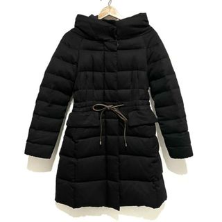 モンクレール(MONCLER)のMONCLER(モンクレール) ダウンコート サイズ0 XS レディース TRIGONELLE 黒 長袖/冬(ダウンコート)