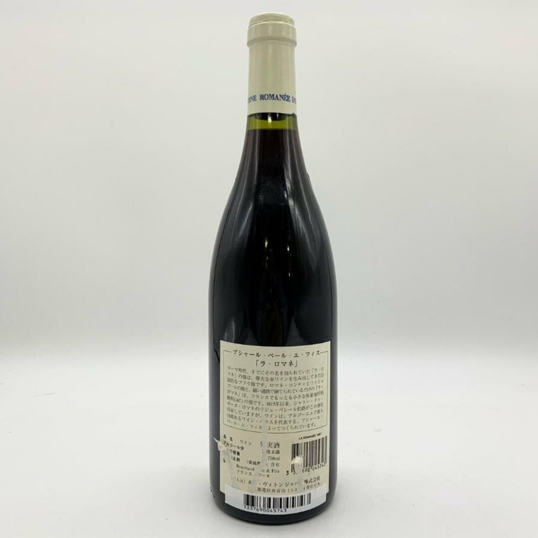 ブシャール ペール エ フィス ラ ロマネ グランクリュ 1997【同梱不可】【L4】 食品/飲料/酒の酒(ワイン)の商品写真