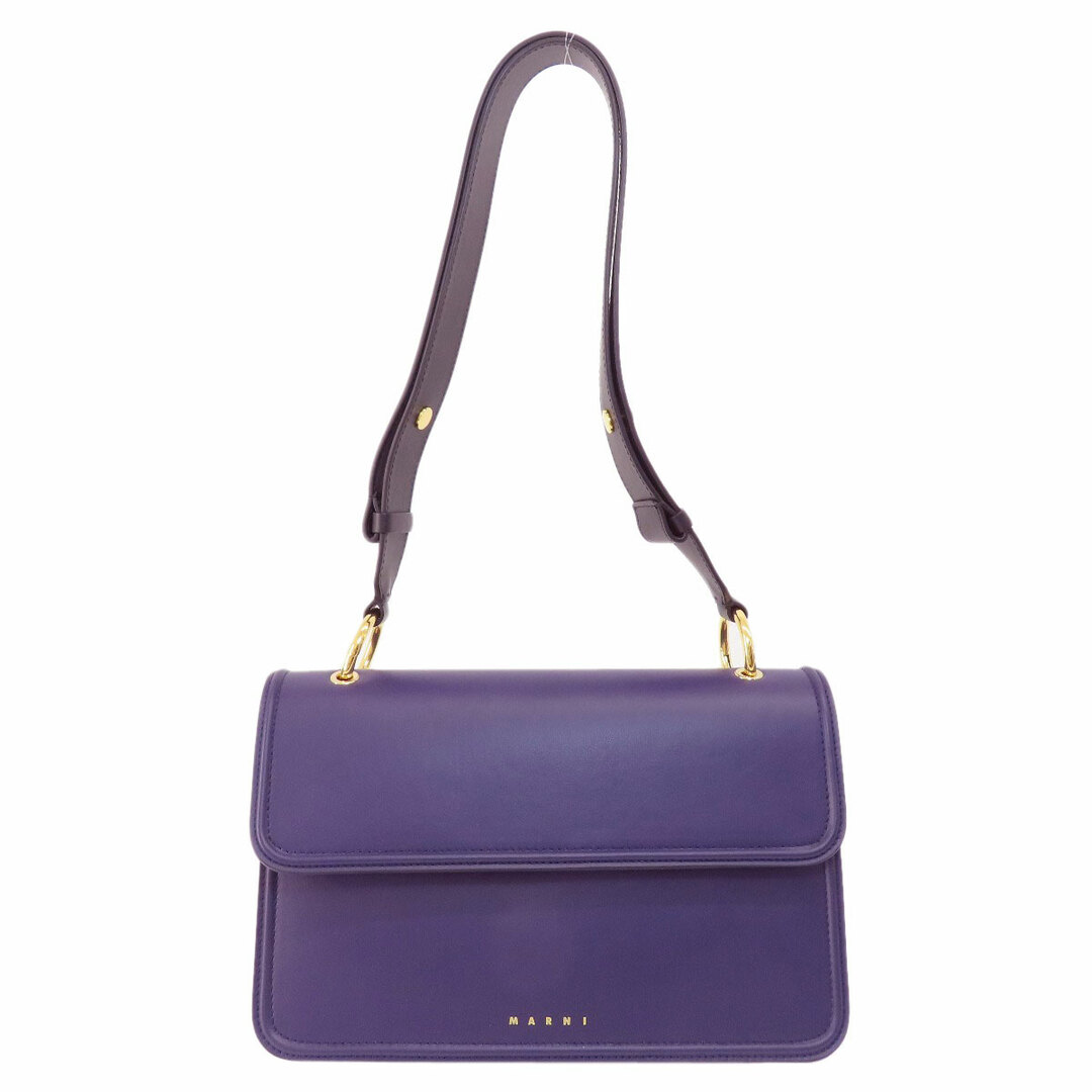 MARNI - MARNI ロゴ ショルダーバッグ レザー レディースの通販 MARNI - MARNI ロゴ ショルダーバッグ レザー レディースの通販
