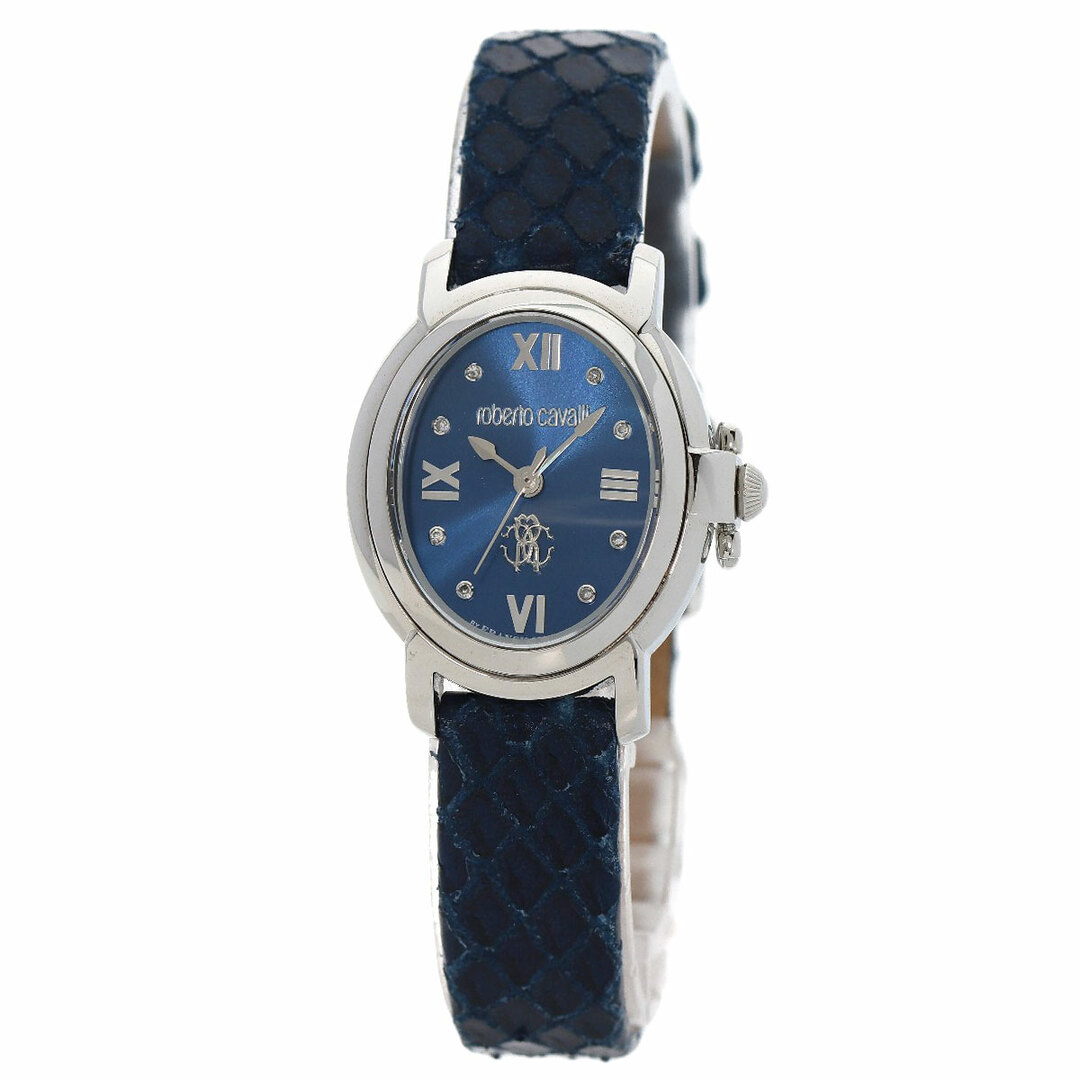 Roberto Cavalli(ロベルトカヴァリ)のRoberto Cavalli RV2L045L0021 オーバルフェイス 腕時計 SS 革 レディース レディースのファッション小物(腕時計)の商品写真