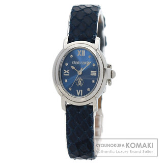 ロベルトカヴァリ(Roberto Cavalli)のRoberto Cavalli RV2L045L0021 オーバルフェイス 腕時計 SS 革 レディース(腕時計)