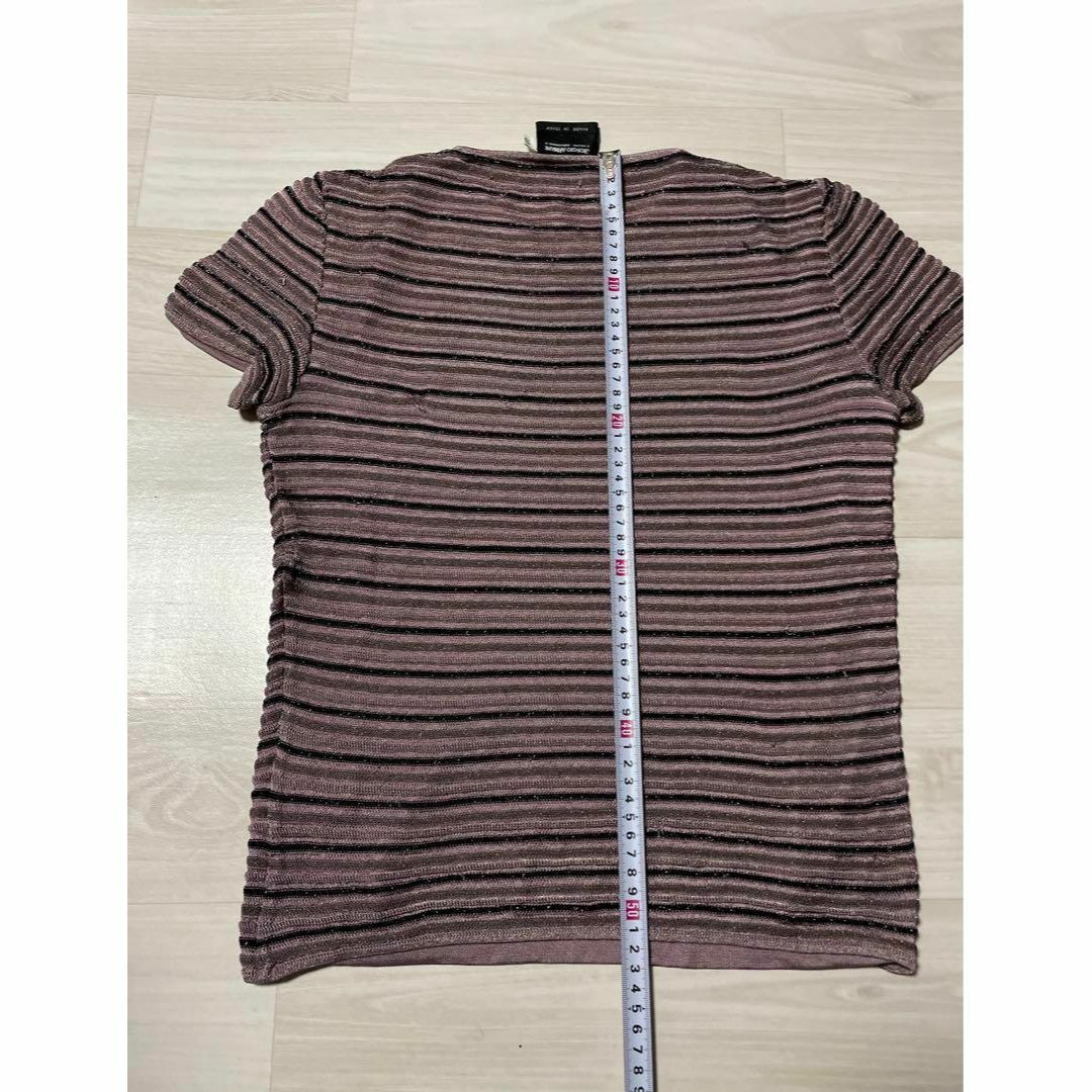 Giorgio Armani(ジョルジオアルマーニ)の訳あり　GIORGIO ARMANI 半袖 Tシャツ ニット サイズ40 レディースのトップス(Tシャツ(半袖/袖なし))の商品写真