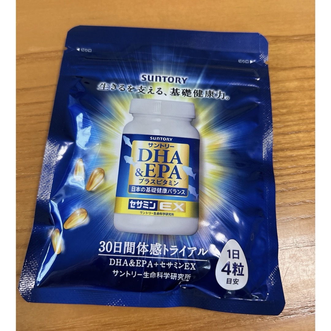 サントリー自然のちからDHA＆EPA_セサミンE サントリーウエルネス 食品/飲料/酒の健康食品(その他)の商品写真