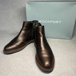 ROCKPORT - ROCKPORT　ロックポート　サイドゴアブーツ　M　25.5㎝　ブラウン