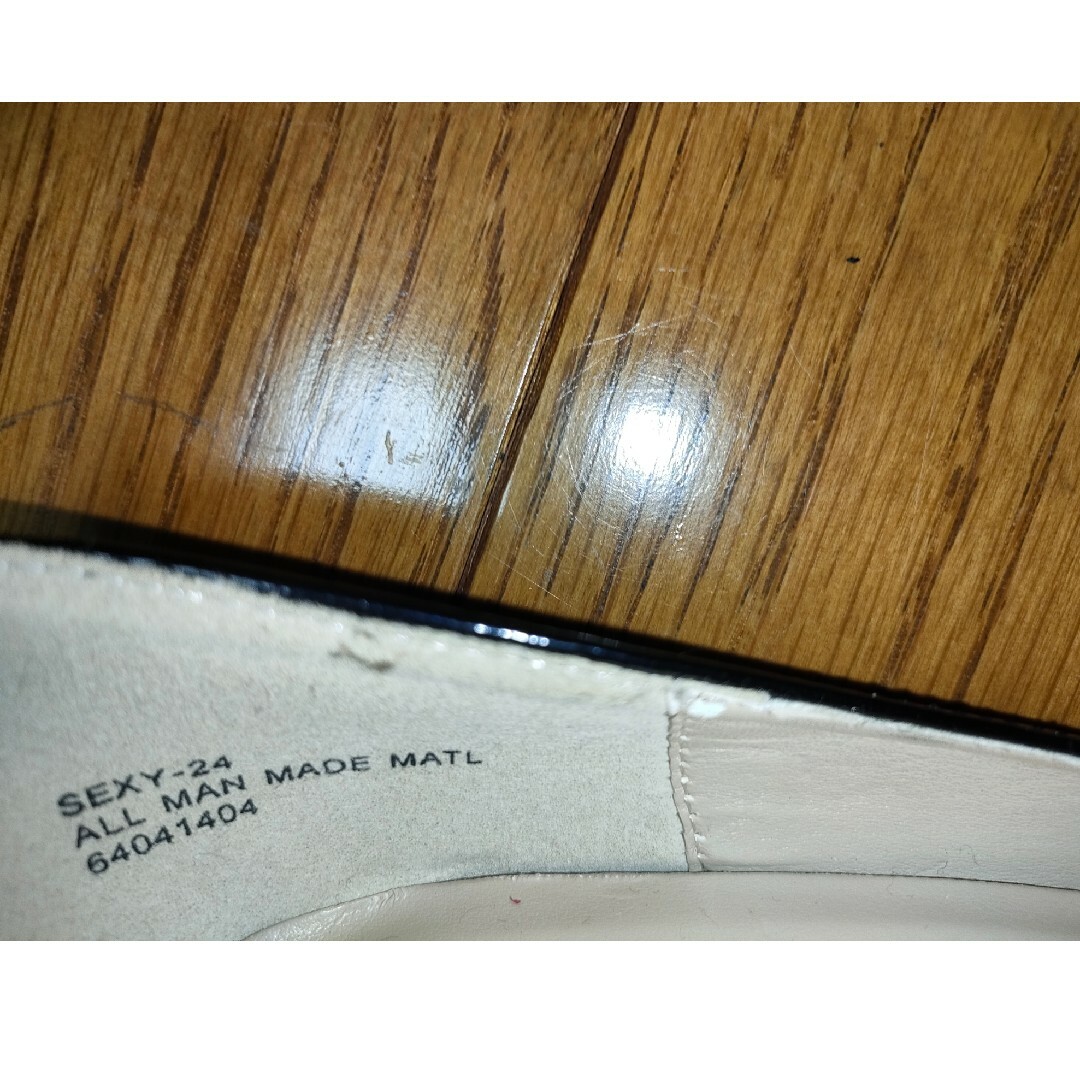 PLEASER(プリーザー)のPLEASER プリーザー ピンヒール パンプス 9 約25cm ブラック レディースの靴/シューズ(ハイヒール/パンプス)の商品写真