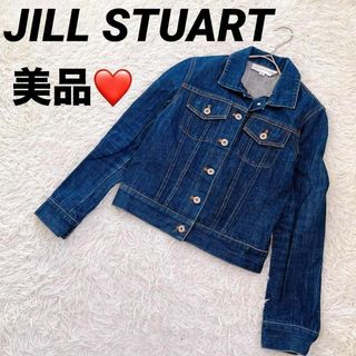 【JILL STUART】ジルスチュアート（M）デニムジャケット ショート丈