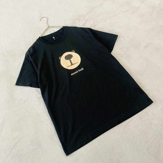 mont bell - 【mont-bell】モンベル（M）Tシャツ プリント トップス ブラック 黒