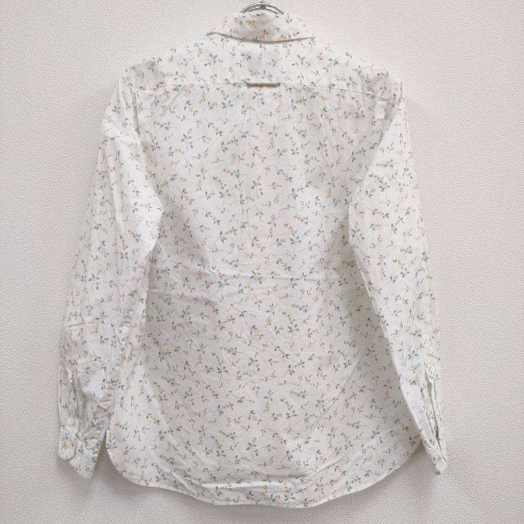 YAECA(ヤエカ)のYAECA WRITE 92151 BUTTON SHIRT 定価28000円 花柄 フラワープリント M 長袖シャツ ホワイト グリーン レディース ヤエカ【中古】4-0327M♪ レディースのトップス(シャツ/ブラウス(長袖/七分))の商品写真