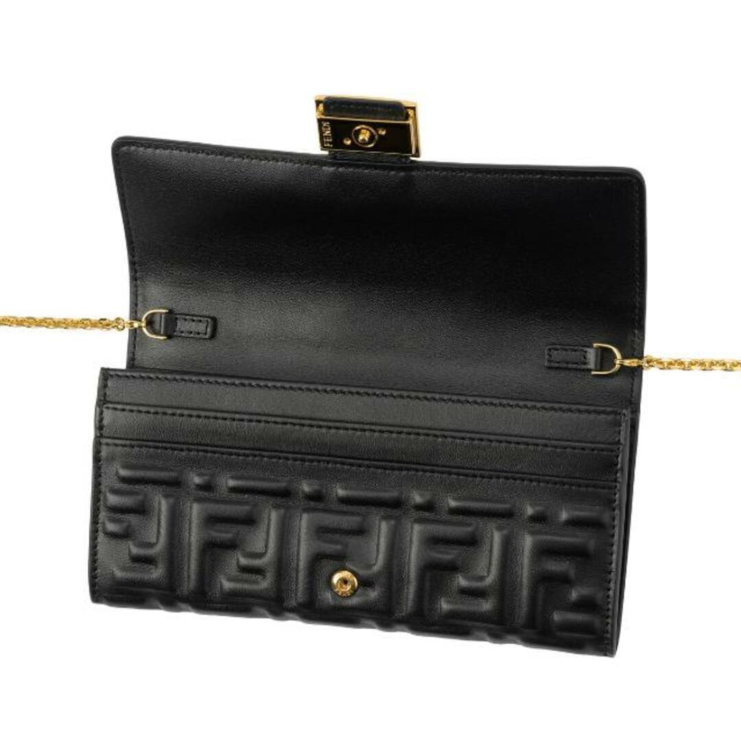 FENDI(フェンディ)の新品 フェンディ FENDI 長財布 バゲット ネロ レディースのファッション小物(財布)の商品写真