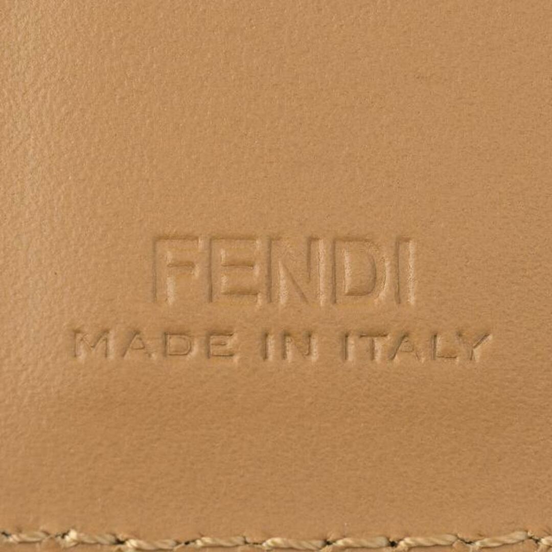 FENDI(フェンディ)の新品 フェンディ FENDI カードケース FFスクエア ベージュ メンズのファッション小物(名刺入れ/定期入れ)の商品写真