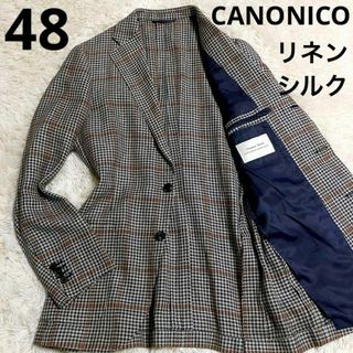 THE SUIT COMPANY - 【お洒落】ユニバーサルランゲージ　テーラード　CANONICO リネン　シルクL