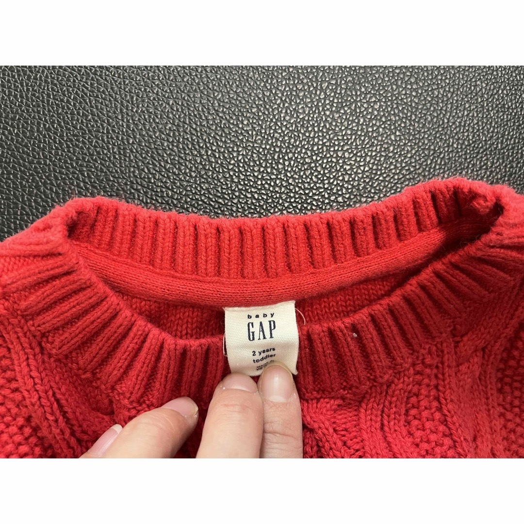 babyGAP(ベビーギャップ)のBabyGAP ニット トップス 2years 95 ユニセックス キッズ/ベビー/マタニティのキッズ服女の子用(90cm~)(ニット)の商品写真