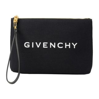 ジバンシィ(GIVENCHY)の新品 ジバンシイ GIVENCHY ポーチ コットンキャンバス ラージポーチ ブラック(ポーチ)