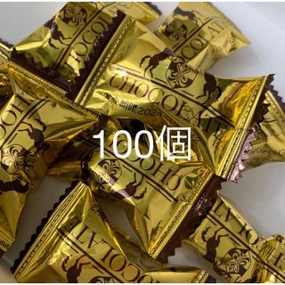 名糖産業 ゴールドピローチョコレート 100個(菓子/デザート)