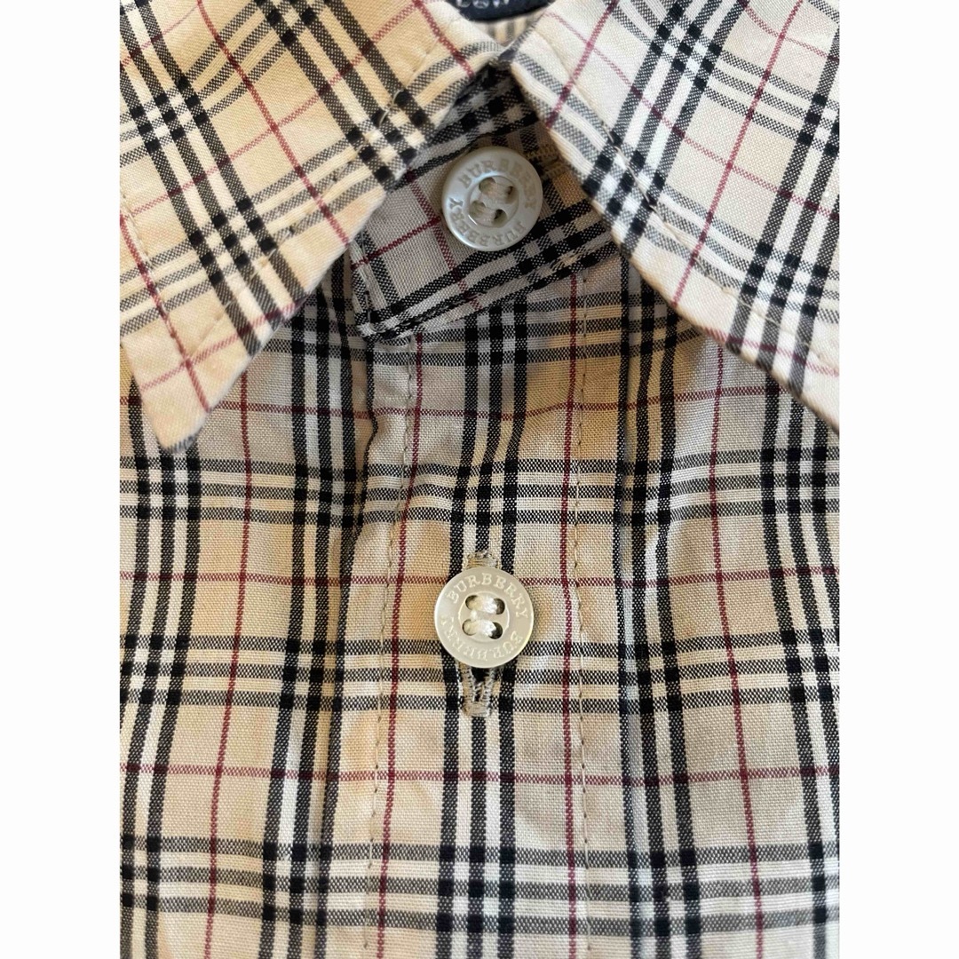 BURBERRY(バーバリー)のBurberry バーバリー　チェックシャツ　キッズ キッズ/ベビー/マタニティのキッズ服男の子用(90cm~)(Tシャツ/カットソー)の商品写真