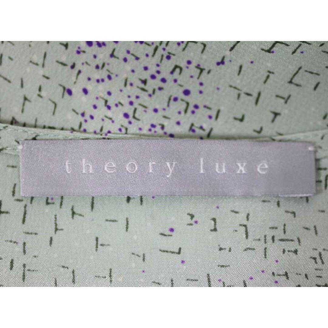 theory(セオリー)の☆theory luxe/セオリーリュクス☆シルクラップワンピース/ベルト付き/半袖/ミディ丈 ライトグリーン/緑 レディース 36【中古】夏 133032 onepi レディースのワンピース(その他)の商品写真