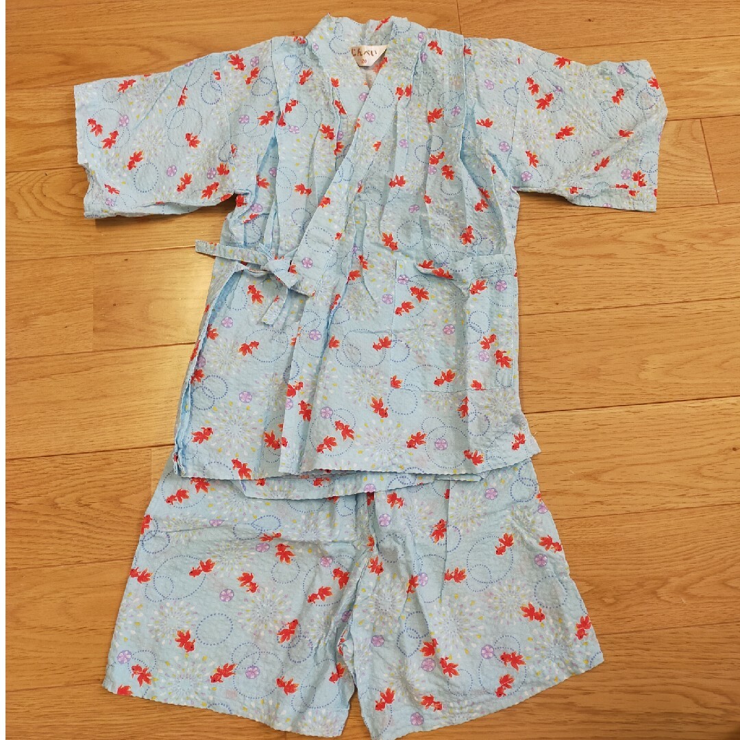 甚平 キッズ/ベビー/マタニティのキッズ服男の子用(90cm~)(甚平/浴衣)の商品写真