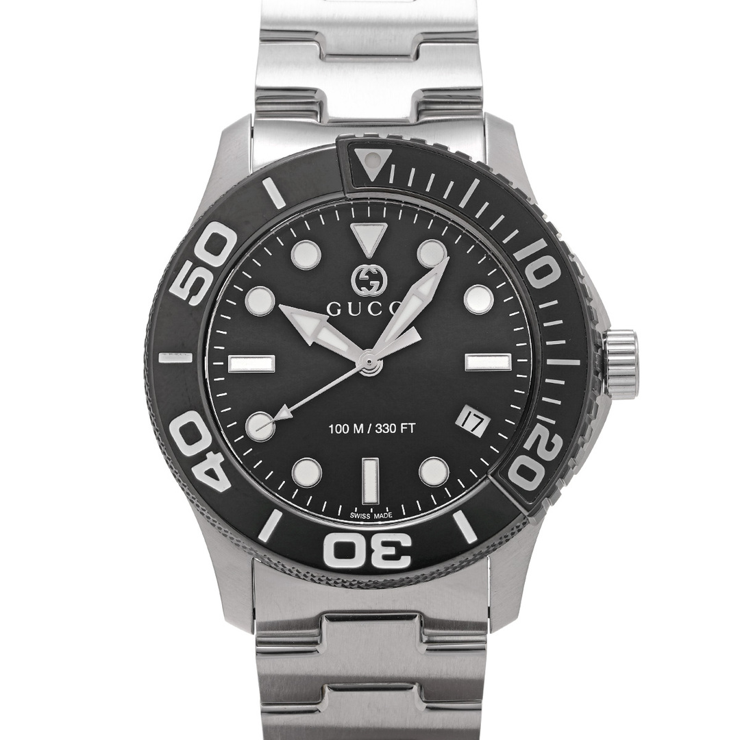 Gucci(グッチ)の中古 グッチ GUCCI YA126279 ブラック メンズ 腕時計 メンズの時計(腕時計(アナログ))の商品写真