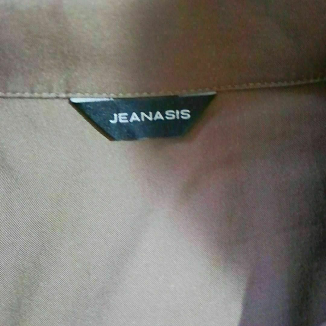 JEANASIS(ジーナシス)のJEANASIS　極上美品　チュニック　Fサイズ　ブラウン系色　サラサラ着心地 レディースのトップス(チュニック)の商品写真