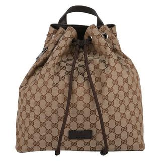 グッチ(Gucci)の新品 グッチ GUCCI リュックサック GG キャンバス ベージュ/ブラウン(リュック/バックパック)