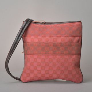 ロエベ(LOEWE)の未使用♡LOEWEロエベ リピートアナグラム ショルダーバッグ 布地レザー 赤茶(ショルダーバッグ)