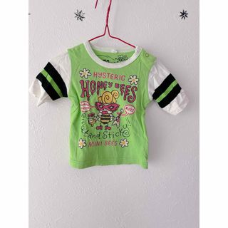 ヒステリックミニ(HYSTERIC MINI)のヒスミニ★五分袖Ｔシャツ　80(Ｔシャツ)