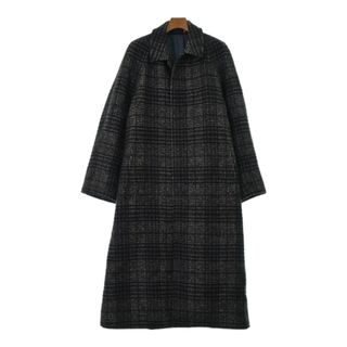 ポールスミス(Paul Smith)のPaul Smith ステンカラーコート L 黒xグレーx白等(チェック) 【古着】【中古】(ステンカラーコート)