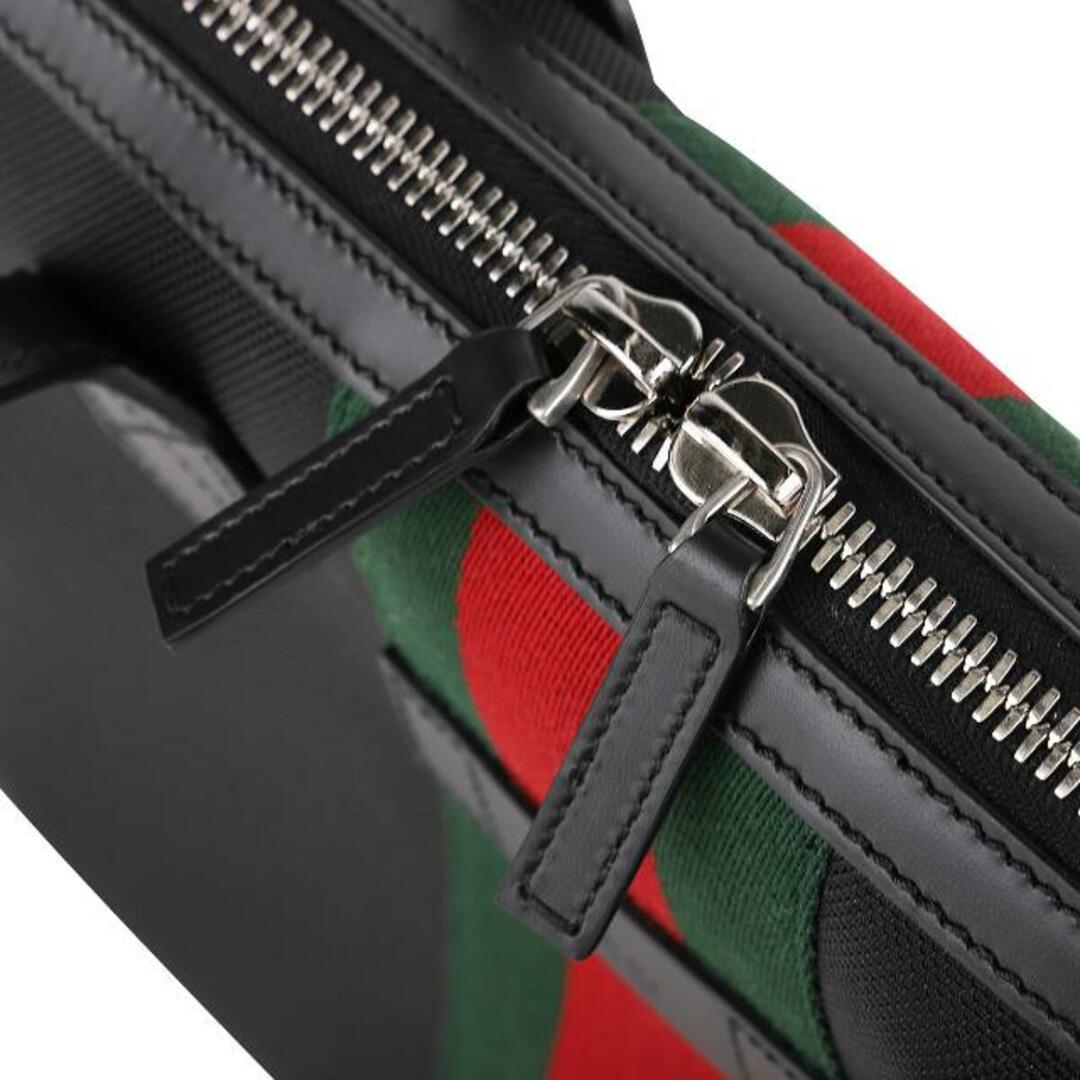 Gucci(グッチ)の新品 グッチ GUCCI トートバッグ ウェブ＆ストライプ ブラック レディースのバッグ(トートバッグ)の商品写真