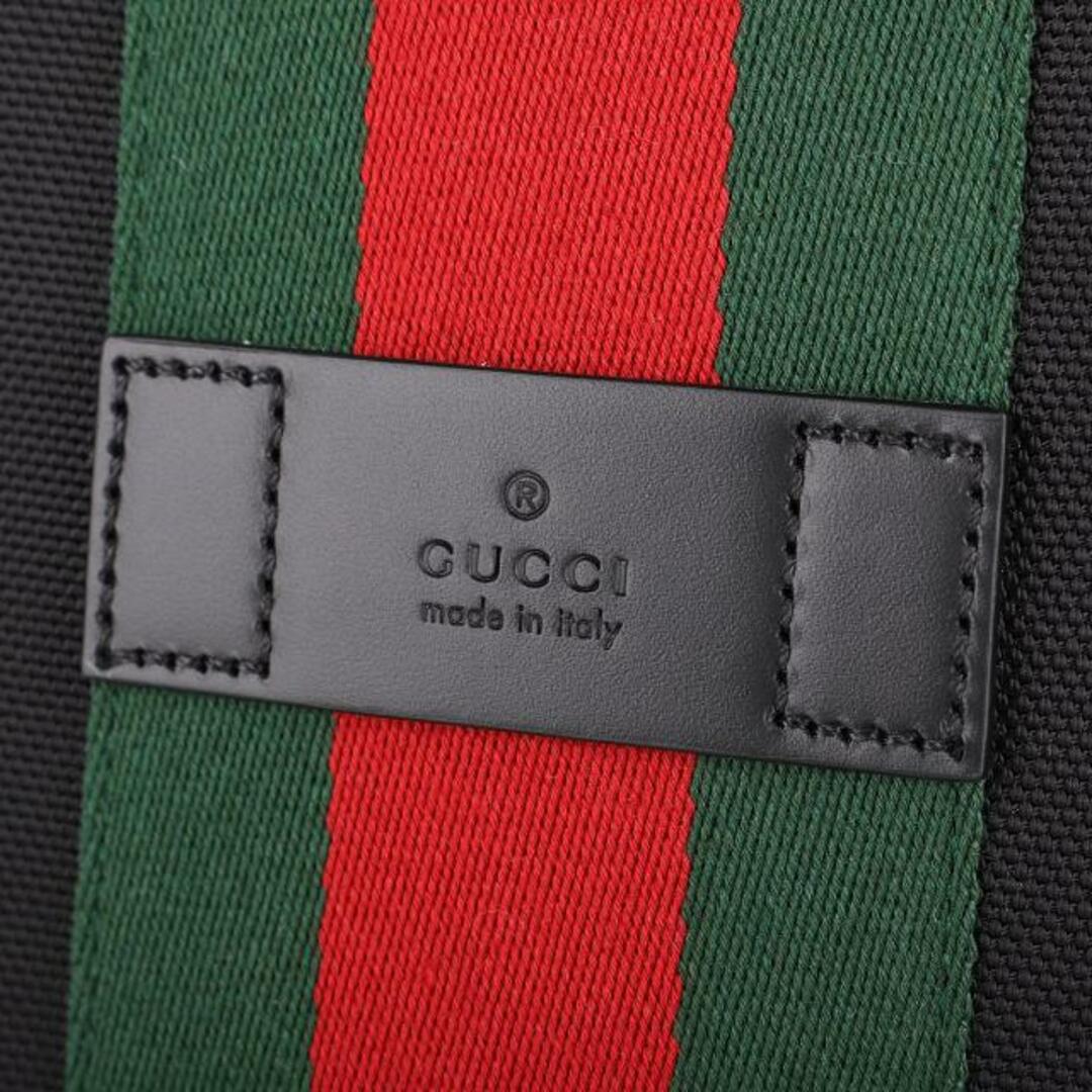 Gucci(グッチ)の新品 グッチ GUCCI トートバッグ ウェブ＆ストライプ ブラック レディースのバッグ(トートバッグ)の商品写真